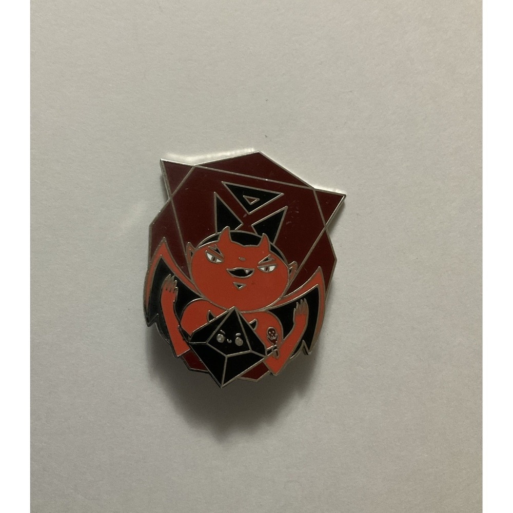 Asmodeus Warlock Dungeons & Dragons Enamel Lapel Pin Hat Pinback DBL Feature